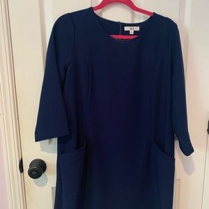 Navy blue dress